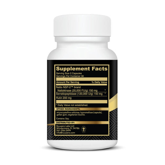 Nattokinase plus supplement facts