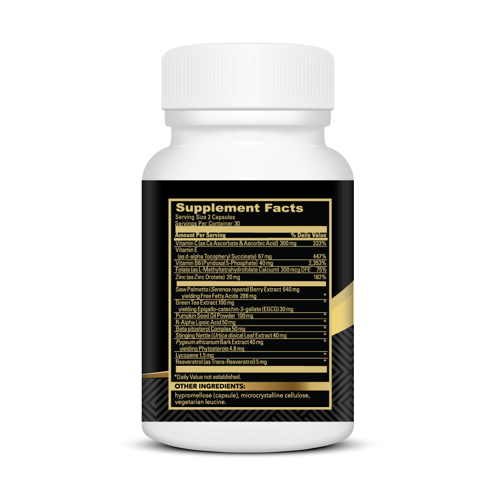 The man formula supplement facts