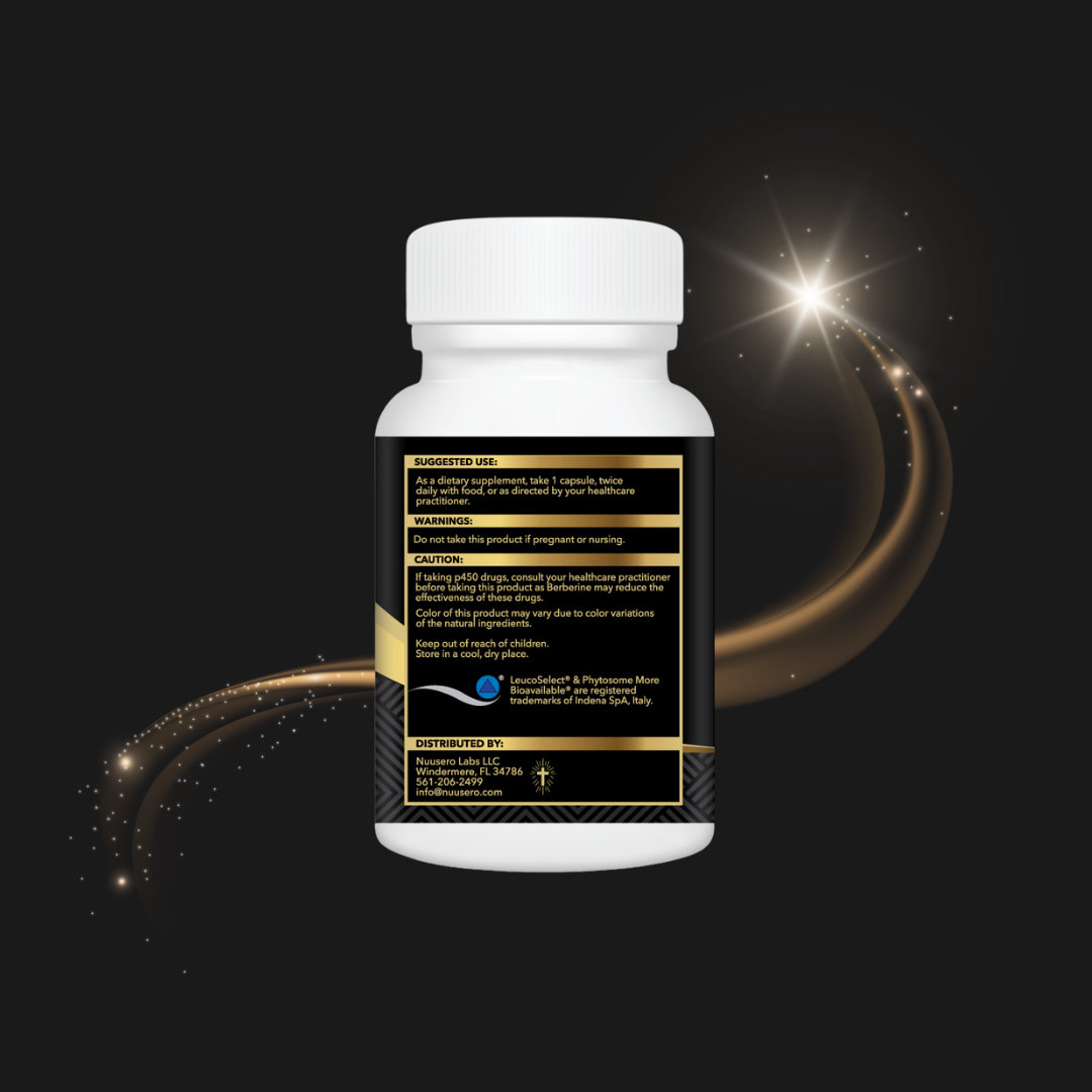 Nuusero Labs Metabolic Trifecta: Premium Berberine Complex