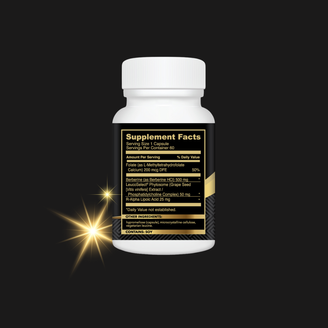 Nuusero Labs Metabolic Trifecta: Premium Berberine Complex
