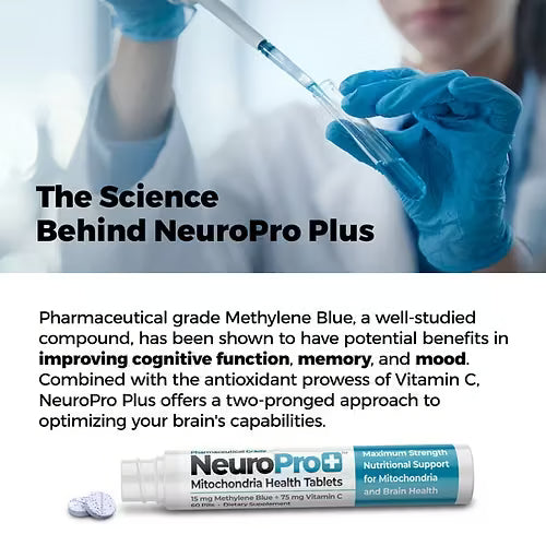 NeuroPro+: Advanced Methylene Blue for Peak Cognitive Performance*