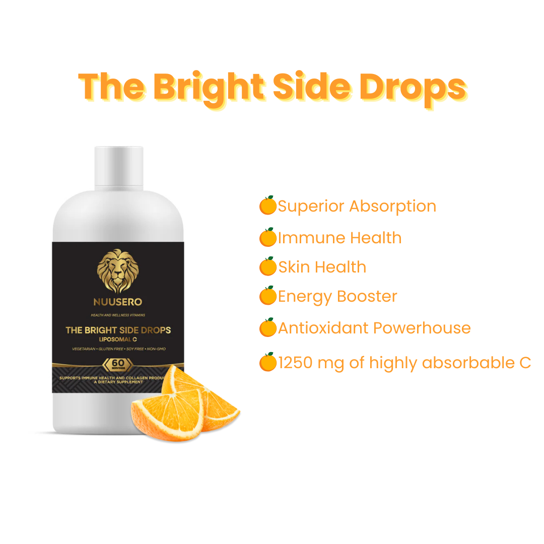 The Bright Side Drops: Liposomal Vitamin C for Enhanced Absorption