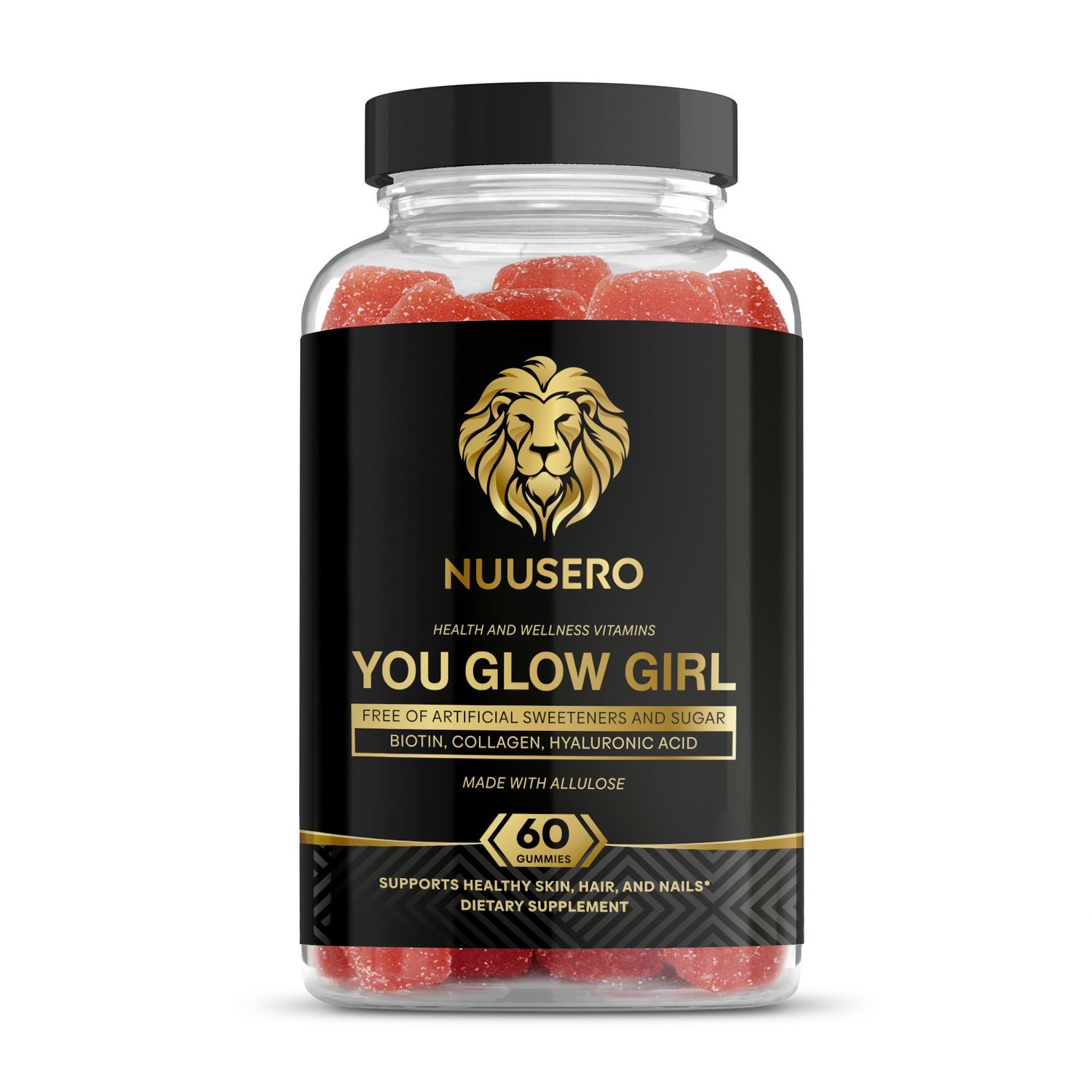 Beauty supplement bottle