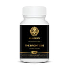 Front view of The Bright Side Buffered Vitamin C 1000mg with Zinc, 250 count tablets for 8-month supply.