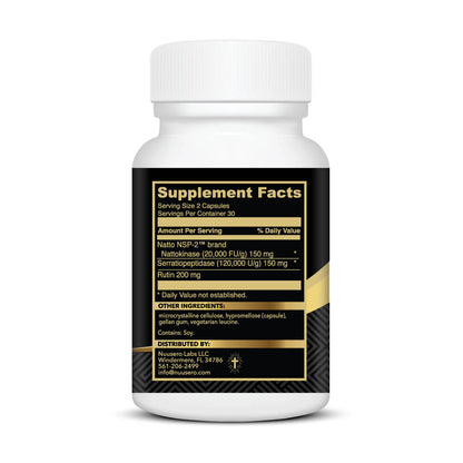 Nattokinase plus supplement facts