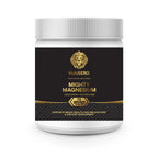 Mighty Magnesium 420mg effervescent magnesium citrate powder for constipation and sleep relief bottle.