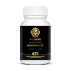 Mood Magic 5-HTP and Vitamin B6 supplement bottle for serotonin and mood support.
