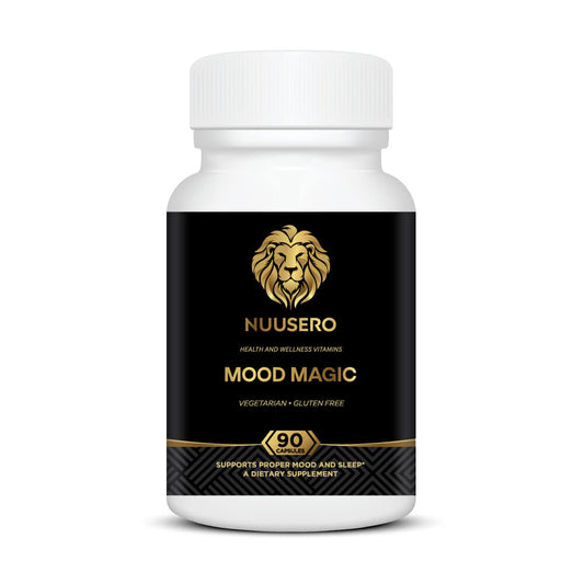 5-HTP and Vitamin B6 bottle