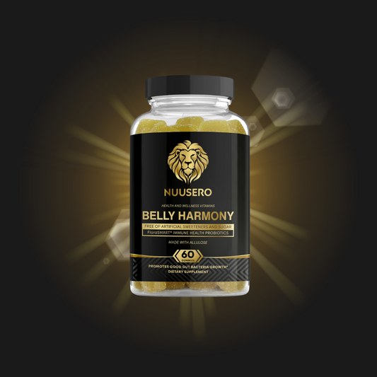 Nuusero Belly Harmony: Sugar Free Probiotic Gummies. Vegan, Kosher & Halal