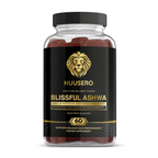 Nuusero Blissful Ashwa KSM-66 Ashwagandha Sugar-Free Gummies for Cortisol Support and Stress Management in Men and Women