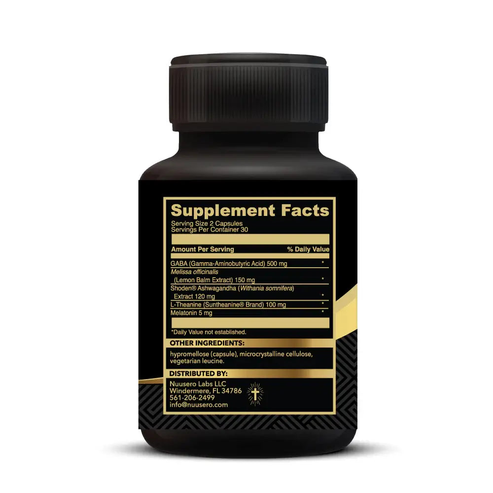 sleep support supplement facts