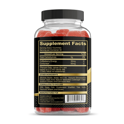Focus Fuel Supplement Facts