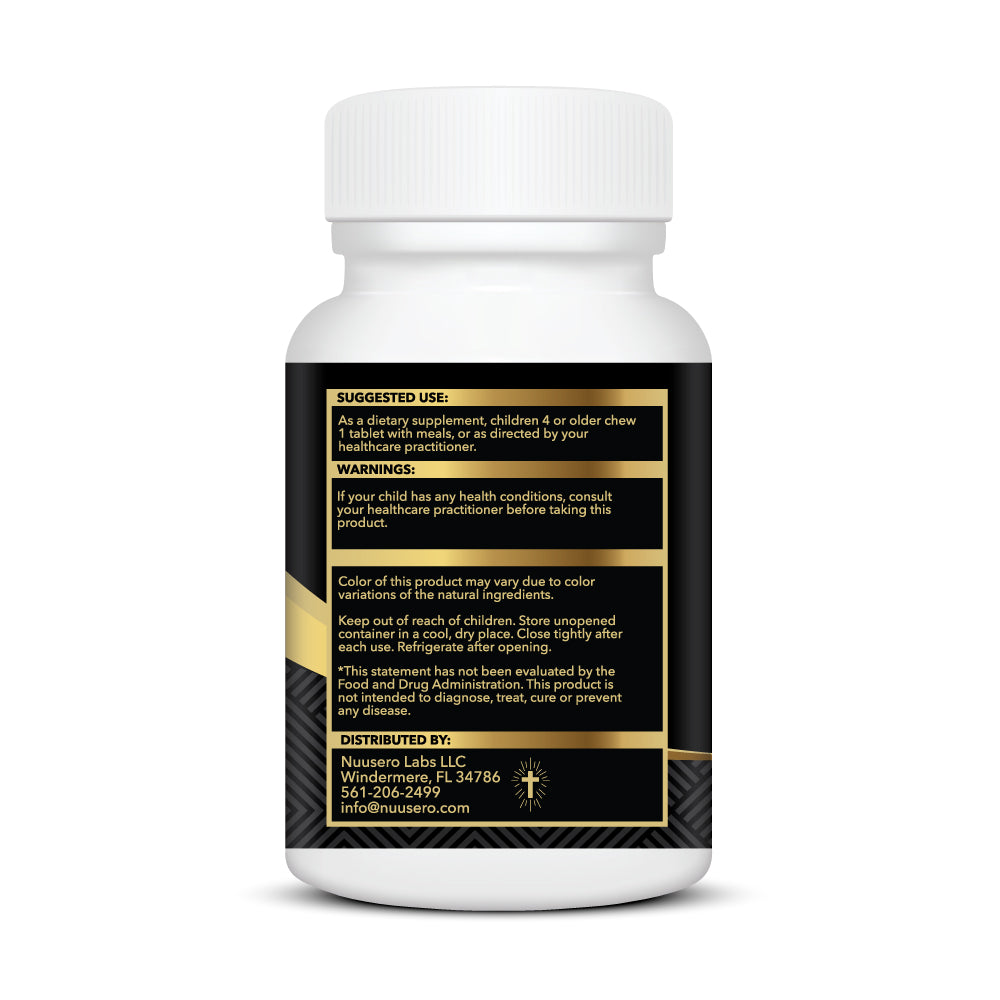 Belly Harmony Kids: Probiotic & Digestive Enzyme Chewables by Nuusero Labs