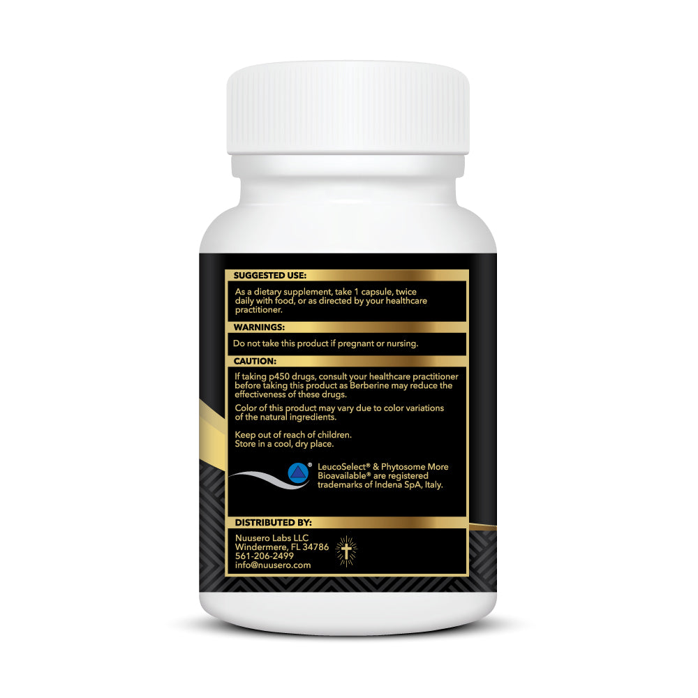A bottle of Nuusero Metabolic Trifecta supplement suggested use