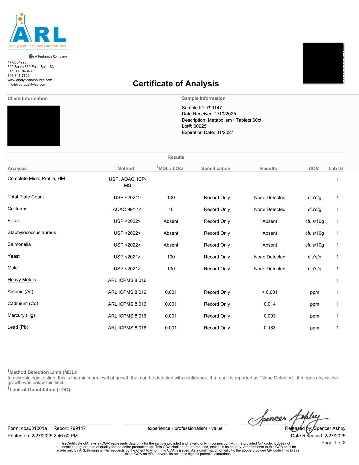 Metabolism+™ | USP Methylene Blue + Green Tea & L-Theanine | Cellular Energy